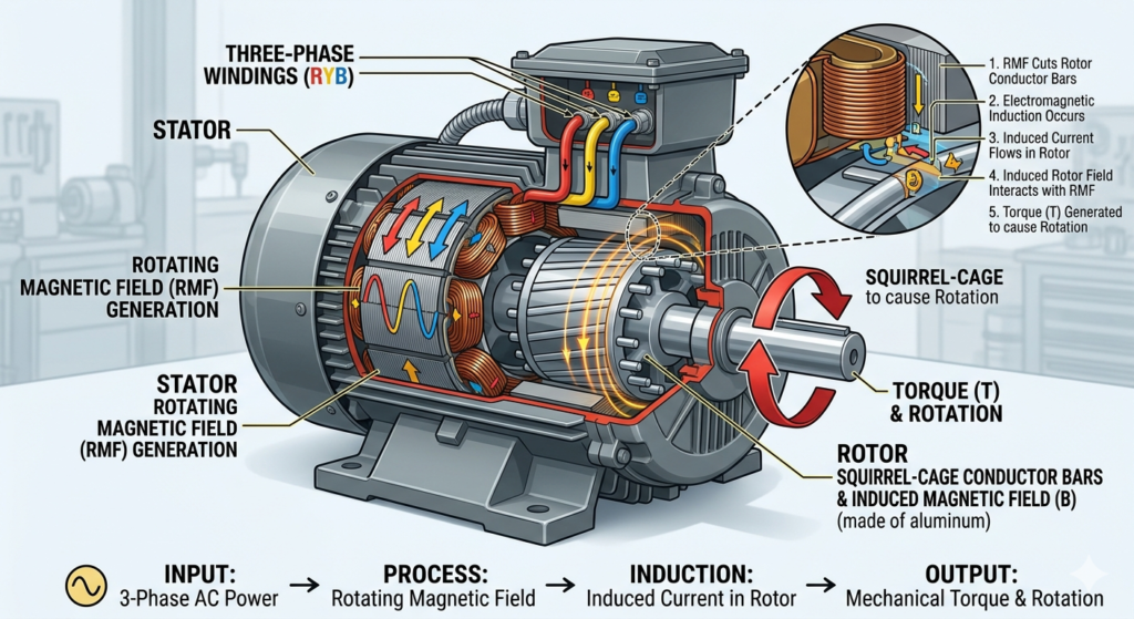 Induction Motor Working